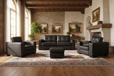 Metro 3 + 1 + 1 Lounge Suite + Ottoman at Online8 Furniture Auckland NZ