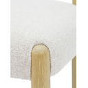 Mia Linen & Oak Dining Chair - Beige Fleck at Online8 Furniture Auckland NZ