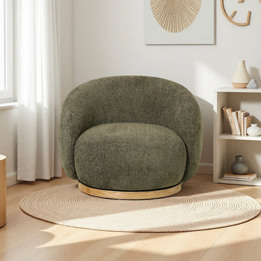 Miami Swivel Chair XL - Moss Green at Online8 Furniture Auckland NZ