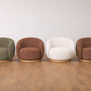 Miami Swivel Chair XL - Tobacco at Online8 Furniture Auckland NZ