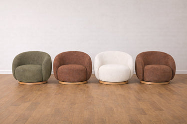 Miami Swivel Chair XL - Tobacco at Online8 Furniture Auckland NZ