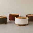 Miami Tray Round Ottoman - Seashell at Online8 Furniture Auckland NZ
