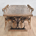 Michigan French Iron Dining Table - 3000mm at Online8 Furniture Auckland NZ