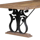Michigan French Iron Dining Table - 3000mm at Online8 Furniture Auckland NZ