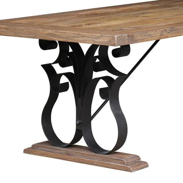 Michigan French Iron Dining Table - 3000mm at Online8 Furniture Auckland NZ