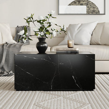 Milan Coffee Table - Marble Look at Online8 Furniture Auckland NZ