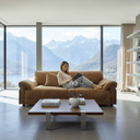 Miley 3 Seat Sofa - Tobacco at Online8 Furniture Auckland NZ