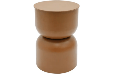 Milly Metal Stool - Ocre at Online8 Furniture Auckland NZ