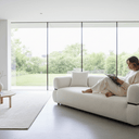 Milo 3 Seat Sofa - Dove Grey Fleck at Online8 Furniture Auckland NZ