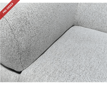 Milo 3 Seat Sofa - Dove Grey Fleck at Online8 Furniture Auckland NZ
