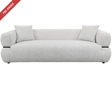 Milo 3 Seat Sofa - Dove Grey Fleck at Online8 Furniture Auckland NZ