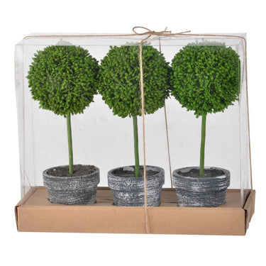 Mini Faux Topiary - Set of 3 at Online8 Furniture Auckland NZ