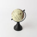 Miniature World Globe – Cream & Iron (10cm) at Online8 Furniture Auckland NZ