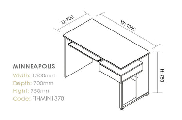 Minneapolis Computer Desk at Online8 Furniture Auckland NZ
