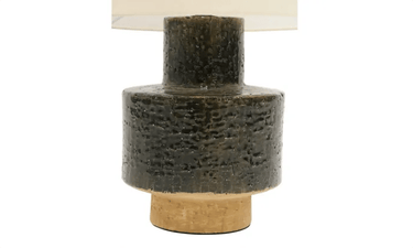 Mirabelle Terracotta Lamp W/ Linen Shade at Online8 Furniture Auckland NZ