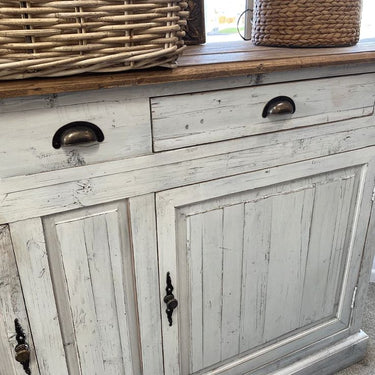 Monique Distressed 2 Door Sideboard | Buffet Table at Online8 Furniture Auckland NZ