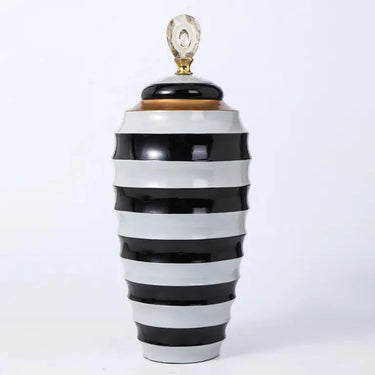 Monoluxe Lidded Vase - Large at Online8 Furniture Auckland NZ