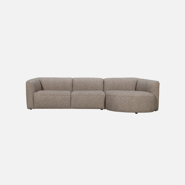 Montana Modular Sofa in Rustic Weave with feather and high-resilience foam fill