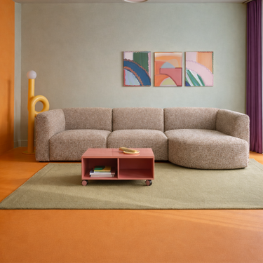 Montana Modular Sofa with an L-shaped chaise for stretching out in the living room