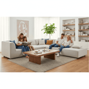 Montego Modular Sofa with Ottoman at Online8 Furniture Auckland NZ