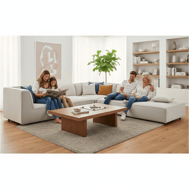 Montego Modular Sofa with Ottoman at Online8 Furniture Auckland NZ