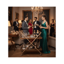 Monterey Bar Cart - Brass at Online8 Furniture Auckland NZ
