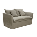 Montigo 2 Seater Slip Cover Sofa - Taupe at Online8 Furniture Auckland NZ