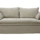 Montigo 3 seater Slip Cover sofa - Taupe at Online8 Furniture Auckland NZ