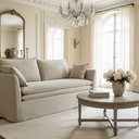 Montigo 3 seater Slip Cover sofa - Taupe at Online8 Furniture Auckland NZ