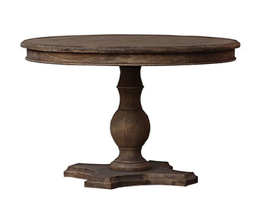 Montpellier Round Dining Table - Reclaimed Elm - 1200mm at Online8 Furniture Auckland NZ