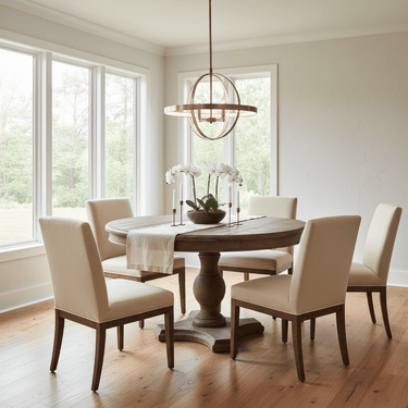 Montpellier Round Dining Table - Reclaimed Elm - 1200mm at Online8 Furniture Auckland NZ