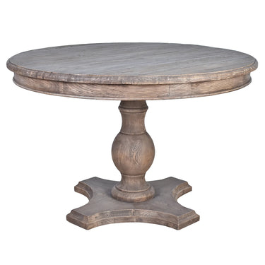 Montpellier Round Dining Table - Reclaimed Elm - 1200mm at Online8 Furniture Auckland NZ