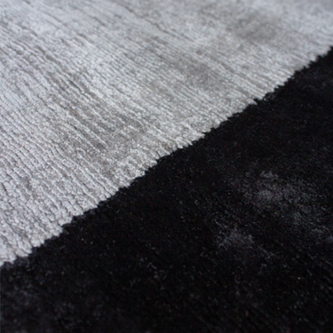 Monu Black Grey Rug at Online8 Furniture Auckland NZ