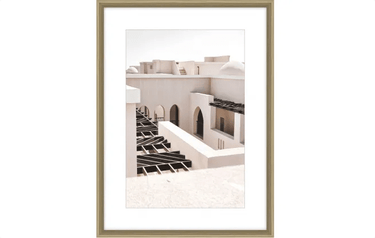 Morocco Glass Framed Art - Natural at Online8 Furniture Auckland NZ