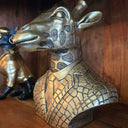 Mr Giraffe in Suite Statue - Gold Bust at Online8 Furniture Auckland NZ