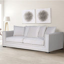 Muse 3 Seater Sofa - Light Grey Velvet at Online8 Furniture Auckland NZ