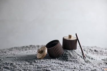 MUUBS Yami Jar w/Lid - Brown at Online8 Furniture Auckland NZ