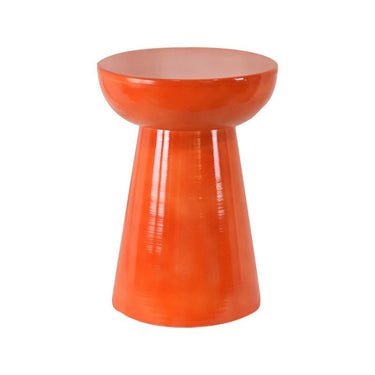 Mykonos Metal Stool 3 - Orange at Online8 Furniture Auckland NZ