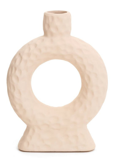 Naples Loop Texture Ceramic Vase at Online8 Furniture Auckland NZ
