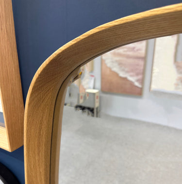 Natural Oak Oblong Framed Mirror at Online8 Furniture Auckland NZ