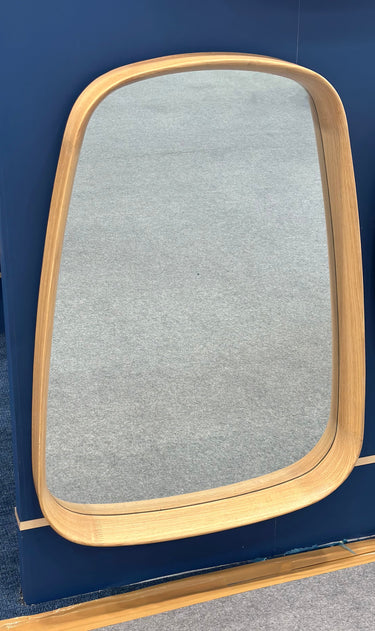 Natural Oak Oblong Framed Mirror at Online8 Furniture Auckland NZ