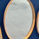 Natural Oak Round Framed Mirror at Online8 Furniture Auckland NZ