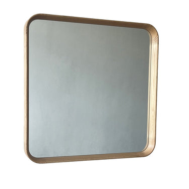 Natural Oak Square Framed Mirror at Online8 Furniture Auckland NZ