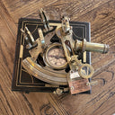Nautical Brass Sextant with Compass & Box at Online8 Furniture Auckland NZ