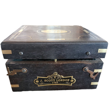 Nautical Brass Sextant with Compass & Box at Online8 Furniture Auckland NZ