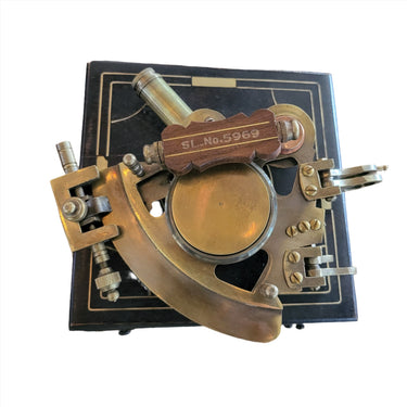 Nautical Brass Sextant with Compass & Box at Online8 Furniture Auckland NZ