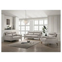 Nebraska 3 Seater Leather Sofa - Pewter at Online8 Furniture Auckland NZ