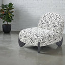Nero Accent Chair - Black & White at Online8 Furniture Auckland NZ