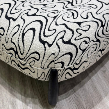 Nero Accent Chair - Black & White at Online8 Furniture Auckland NZ