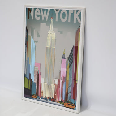 New York Mirrored Wall Art at Online8 Furniture Auckland NZ
